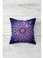 Etnik Mandala Ametist Çift Tarafı Baskılı Gizli Fermuarlı Yastık Kılıfı Kırlent Koltuk Yastık Kılıfı 1