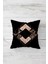Siyah Geometrik Desenli Çift Tarafı Baskı Gizli Fermuarlı Yastık Kılıfı Kırlent Koltuk Yastık Kılıfı 1