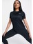 Miler Dri Fit Tee Sırt Hava Panelli Koşu Spor Antrenman Tişörtü Siyah 1