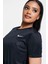 Miler Dri Fit Tee Sırt Hava Panelli Koşu Spor Antrenman Tişörtü Siyah 3