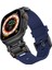 Watch Ultra Ultra 2 49MM Redclick KRD-101 Titanyum Metal Başlıklı Silikon Kordon 4