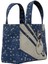Kadın Vegan Mavi Medium Tote Bag - Warner Bros Marvin Tasarım 4