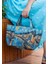 Kadın Vegan Çok Renkli Medium Tote Bag - Sea Sparkles Tasarım 1