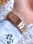 Rose Gold Renk 3 Atm Suya Dayanıklı Çelik Kordon Özel Tasarım Kadın Kol Saati BF21071AWT 3