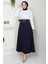 Kemerli Mevlana Etek Lacivert HM2370 1