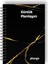 Siyah Gold Günlük Planlayıcı Defter 1