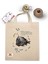 Ham Bez Baskılı Çanta Tote Bag Life Light Dokuma Saplı Omuz Çantası 1