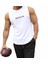 Özel Tasarım Brooklyn Baskılı Slim Fit %100 Pamuk Kolsuz Gym Erkek T-Shırt 1