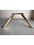 Metal, Dört Bacaklı 23 cm Gold Kaplama Berjer Ayağı (2 Adet) 3