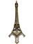 Minyatür Metal Paris Eyfel Kulesi Dekoratif Biblo 38 cm 3