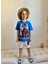 Yigit Butik Spiderman Baskılı Şortlu Erkek Çocuk Takım 2