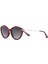 Ds 2339 C3 55 Kadın Oval Bordo Kemik Güneş Gözlüğü 1