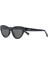 Hm 1649 C1 50 Kadın Cat Eye Füme Kemik Güneş Gözlüğü 1