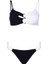 3418 Siyah Beyaz Bikini Takımı 4