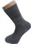 Lastiksiz Tiyabet Bambu Erkek Soket Çorap Gri 40-44 4