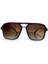 Kahverengi Degrage UV400 Unisex Güneş Gözlüğü 615276 1