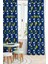 Çocuk ve Bebek Odası Taraftar Futbol Serisi Fon Perde Tek Kanat (Child Room Curtain) 1