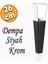Dempa Lüks Mobilya Oturma Grubu Kanepe Sehpa Tv Ünitesi Koltuk Ayağı Baza Ayakları Siyah Krom 26 cm 1