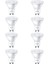 4,7W (50W) 2700K (Sarı Işık) GU10 Duylu PAR16 LED Spot (8 Adet) 2