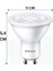 4,7W (50W) 2700K (Sarı Işık) GU10 Duylu PAR16 LED Spot (8 Adet) 3