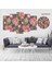5 Parçalı Dekoratif Ahşap Duvar Tablosu ve Saati 60X124 cm 1