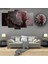 5 Parçalı Dekoratif Ahşap Duvar Tablosu ve Saati 60X124 cm 1