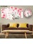 5 Parçalı Dekoratif Ahşap Duvar Tablosu ve Saati 60X124 cm 1