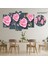 5 Parçalı Dekoratif Ahşap Duvar Tablosu ve Saati 60X124 cm 1