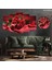 5 Parçalı Dekoratif Ahşap Duvar Tablosu ve Saati 60X124 cm 1