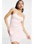 Sportswear Essential Ribbed Dar Kesim Pembe Kadın Elbise 2