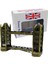 Metal Londra Köprüsü Tower Bridge Antik Bronz 16 cm 1