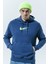 Air Sportswear Clup Hoodie Blue Standart Fit Kesim Lacivert Erkek Swatshrit 1
