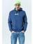 Air Sportswear Clup Hoodie Blue Standart Fit Kesim Lacivert Erkek Swatshrit 4