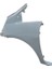 Honda Jazz- 2009-2011; Ön Çamurluk Deliksiz Sol Gri Boyalı (Sımyı) Oem No: (60261-TF0-G01ZZ) 1