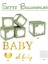 Baby Yazılı Adaçayı Konsept Baby Shower Dekorasyon Kutu Set 3