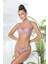 Straplez Lotus Sütyen ve Slip Külot Takım Pembe (MGP31761) 1