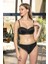 Straplez Sütyen, Slip Külot Takım Siyah (MGP31291) 1