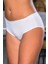 Pamuklu Yüksek Bel Slip Külot Beyaz (MGP2966) 1