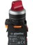 PLASTİM 24V 1Nc Kırmızı Led Işıklı Mandal Buton 2