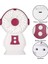 Mini El Fanı,taşınabilir Mini Fan,arka Plan Gradyanlı LED El Feneri,robot Gibi,kişisel Giyilebilir Boyun Bandı,kırmızı (Yurt Dışından) 3