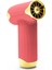 Fırçasız Motor Mini Turbo Jet Fan Güçlü Üfleyici 100000 Rpm Rüzgar Hızı 20 M/s Taşınabilir Açık Turbo Kanal Fanı Kırmızı (Yurt Dışından) 1