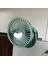 USB Masa Fanı Şarj Edilebilir Akülü Fan Kumandalı Mini Klipsli Fan Ev Ofis Yatak Odası Seyahat Için, Yeşil (Yurt Dışından) 3