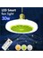 LED Akıllı Fan Işık Tavan Vantilatörü 30W Uzaktan Kumanda Kapalı LED Işık Sessiz Yatak Odası Mutfak Dekor Lamba Fanlar-Turuncu (Yurt Dışından) 3