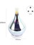 3D Cam Vazo Şekli Hava Nemlendirici 7 Renkli LED Gece Lambası Aromalı Uçucu Yağ Difüzör Mist Maker Ultrasonik Nemlendirici Beyaz Ingiltere Tak (Yurt Dışından) 2