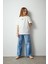Kız Çocuk Wide Leg Kargo Geniş Paça Jean Pantolon B9821A824SM 3