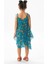 Afrodit Vual Yazlık Çocuk Elbise Turkuaz 6201 2