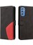 Samsung Galaxy M52 5g Iki Renkli Dikiş Kickstand Koruyucu Pu (Yurt Dışından) 1