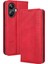 Realme 10 Pro Artı Manyetik Kapatma Cüzdan Pu Deri Için Kılıf (Yurt Dışından) 4
