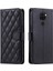 Telefon Kılıfı Için Xiaomi Redmi Not 9 Kafes Flip Folio Cüzdan Kart Yuvaları (Yurt Dışından) 5