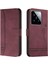 Telefon Kılıfı Için Xiaomi 14 Manyetik Kapatma Kart Yuvaları Kapak Flip Folio Pu (Yurt Dışından) 1